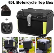 [Large capacity] 57/45L motorcycle top box motor with base + aluminum lining + ABS universal motor s