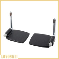 [Lovoski1] Universal Wheelchair Footrest Scratchproof Drive Wheelchair Easy to Install Wheelchair Parts Heavy