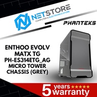 PHANTEKS ENTHOO EVOLV MATX TG MICRO TOWER CHASSIS (GREY) - PH-ES314ETG_AG