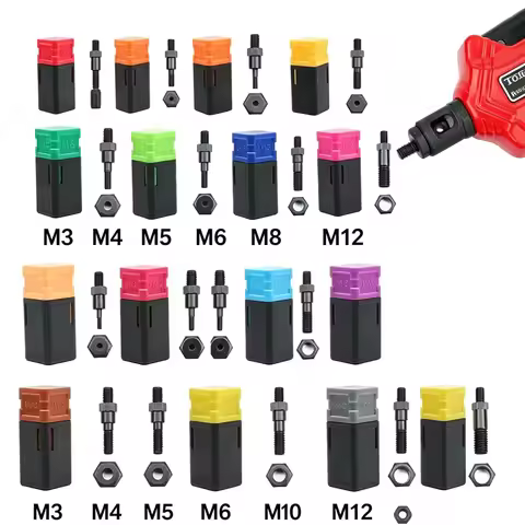 Price for 1pc Riveter Gun Replacing Mandrels M3 M4 M5 M6 M8 M10 M12 For BT607 606 605