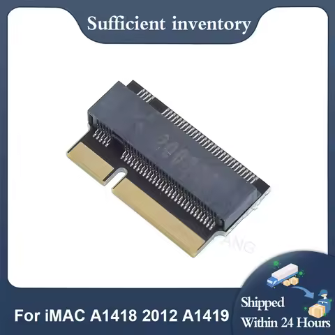 For MacBook Pro 2012 A1418 A1419 A1425 A1398 21345 Adapter Card New M.2 NGFF B+M Key SATA SSD M2