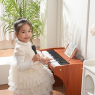 Key piano37Rechargeable wooden electronic children's musical instrument, electric piano, upright sma