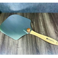(Rocksheat) 12 inch pizza shovel with removable wooden handle