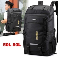50L Outdoor Camping Backpack - Waterproof for Hiking & Travel