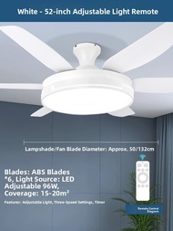 CHIGO | Large Ceiling Fan Light for Home Living Room Restaurant Exhibition Hall Bedroom