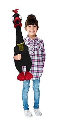 Animolds Hug Me Giant Rubber Chicken- Huge Screaming Rubber Chicken Toy for Kids Novelty Extra Large