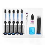Resin Universal Dental Dentex Curing Light Glue Composite Adhesive Bonding/Etch Gel Kit Restoration