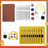 Tunisian Crochet Hook Set with Cable Aluminium Interchangeable Crochet Hook Set Crochet Hook 26 Pcs 