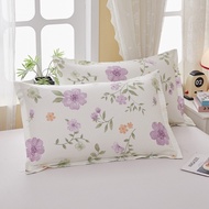 Sepasang sarung bantal serba kapas 48x74cm untuk asrama pelajar, sarung bantal dalam untuk bantal tu