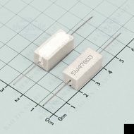[10 Pieces]- Ceramic Resistor 470 Ohm 5W 5% Smart Components