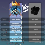 【24H SHIPS】AMOI F9 ver.5 TWS 5.0 Bluetooth Earphones Wireless Earbuds LED Display Touch Control Head