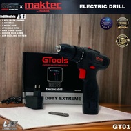 mesin Bor cordless MAKTEC 12v mesin bor baterai drill tembok besi kayu