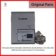 Original Canon Camera LP-E17 Battery Charger EOS 850D RP R8 R10 R50 750D 760D 800D 77D M5 M6 200D SLR 200Dmarkii Second Generation