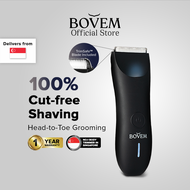 BOVEM Globe Trimmer 2.0: Waterproof Below-The-Waist Trimmer for Body and Private Groin Grooming Men 