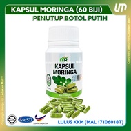 ((VIRAL🔥💥))MR Moringa Oleifera Premium Capsules Supplement Health Moringa/berry/Kelor 60 Biji Cap Putih