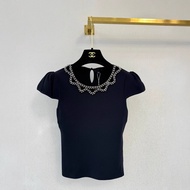 G6FU Chic One-Shoulder Short Sleeve Shirt - Summer Fashion Top