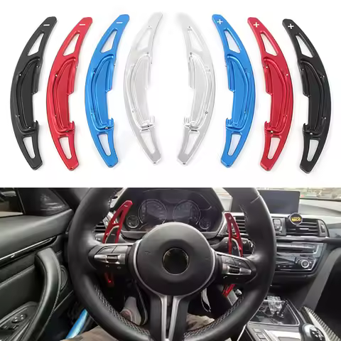 2pcs Steering Wheel Shift Paddle Extended for BMW F87 M2 for BMW F80 M3 for BMW F82 M4 M5 M6 F85 Alu