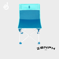 Zenph Aluminium Foldable Chair [ Compact Lightweight Portable Sturdy Durable Breathable Comfortable No Installation Aluminium Alloy Material 100kg Load Capacity Integrated Design 600D Oxford Fabric Outdoor Activities Camping Fishing ]
