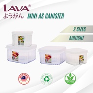 IRUMA x LAVA Mini As Canister 0.5L & 1.0L Kedap Udara BPA Free Buatan Malaysia Simpan Makanan Segar 