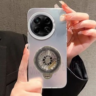 Tecno Camon 30S Silicone Soft Casing For Tecno Camon 30S camon30 4G 5G 2024 Ring Bracket Phone Case 