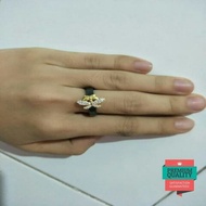 Cincin keramik hias emas kadar 875