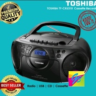 COMPO TOSHIBA CKU 310 MINI RADIO CD PLAYER KASET TAPE