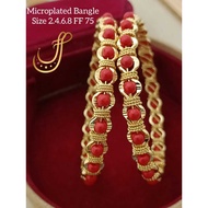 Indian Matt finesh bangles jewellery set