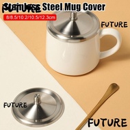 HL-FUTU 1Pcs Mug Cover, Stainless Steel Heat Temperature Preserve Cup Protective Cap, with Convex Ha