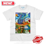 Liquid Blue Alice In Wonderland White T-Shirt