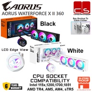 AORUS WATERFORCE X II 360 ICE (Black / White) SOCKET Intel 115x,1200,1700,1851 AMD TR4, AM5, AM4, sT
