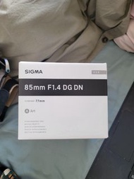 85mm F1.4 Sigma / Sony / Warranty Until 2024 May