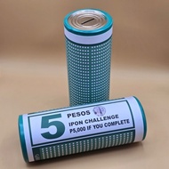 5 Peso Bill Ipon Challenge 9 inch Alkansya