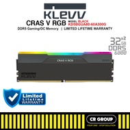 KLEVV CRAS V DDR5 6000/6400/7200MT/s - CL28/30/32/34 RAM - 2x16GB/2x24GB/2x32GB (Limited Lifetime Wa