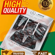 F1 Car Poster A4 Artcard 260gsm With/Without Plastic Frame | Poster Kereta Hiasan Dinding Bilik Lela