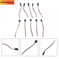 Hot Sale 24AWG SM 2P Connector Male / Female Wires Red/ Black 2-Pin Connected