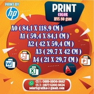 Print A0 A1 A2 A3 Color Print Hvs / Photopaper / Albatros