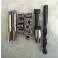 Motorcycle spark plug implant kit