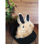 Fur Cat Hat / Children's Hat / Cat Motif Hat / Baby Hat with Cute Fur Cat Pattern for Ages 0-2 Years