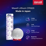 MAXELL ORIGINAL LITHIUM CR1620 BATTERY (BATERI JAM TANGAN CALCULATOR DAN REMOTE CONTROL)