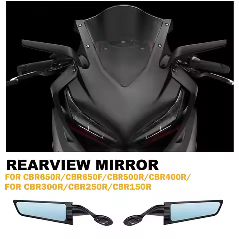 Stealth Sport Winglet Mirror Kits Adjustable Rear Mirrors For Honda CBR650R CBR 650 R CBR500R CBR650