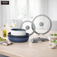 SADOMAIN 仙德曼-星空彩輕量不沾套鍋組