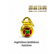 SF烤漆铜钱福袋/100%AUTHENTIC 999GOLD BOUTIQUE(FD013)