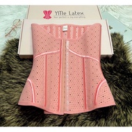 (Includes CONNECTING BAR) YME LATEX Premium Thermal Corset 23 bones