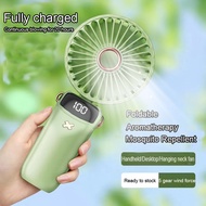 Portable USB Mini Fan Adjustable Mini Fan Cooling Fan 5 Speed Rechargeable Handheld Fan with Led Display