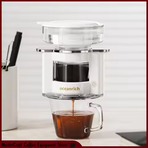 In Stock Oceanrich S2 Portable Automatic Pour Over Coffee Maker Mini Wireless Silent Coffee Machine 