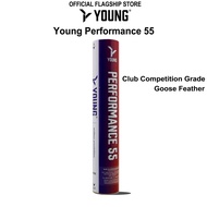 [YOUNG] PERFORMANCE 55 Club Competition Grade Goose Feather Shuttlecock