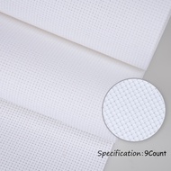 9ct Aida Cross Stitch Large Grid Fabric White Cross Stitch Cloth Classic Aida Garment Embroidery Clo