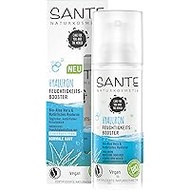 Sante Naturkosmetik, Hyaluronic Moisture Booster Organic Aloe Vera Natural Organic Face Serum Intensive Moisture Smooth Skin Vegan 50 ml Transparent Pack of 1