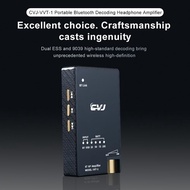 Linsoul CVJ VVT-1 Wireless in Ear Monitor Amplifier, Portable Audio Headphone Amp with Dual ES9039Q2
