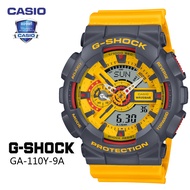 (รับประกัน 1 ปี) Casioนาฬิกาคาสิโอของแท้ G-SHOCK CMGประกันภัย 1 ปีรุ่น GA-110Y-9A นาฬิกาผู้ชาย